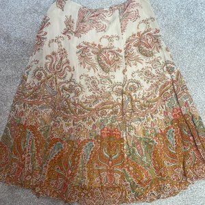 LAUREN by Ralph Lauren gradient patterned skirt